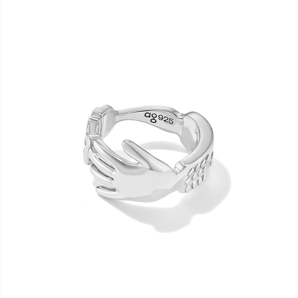 Кольцо Old Phone - Hand - Brush Ring