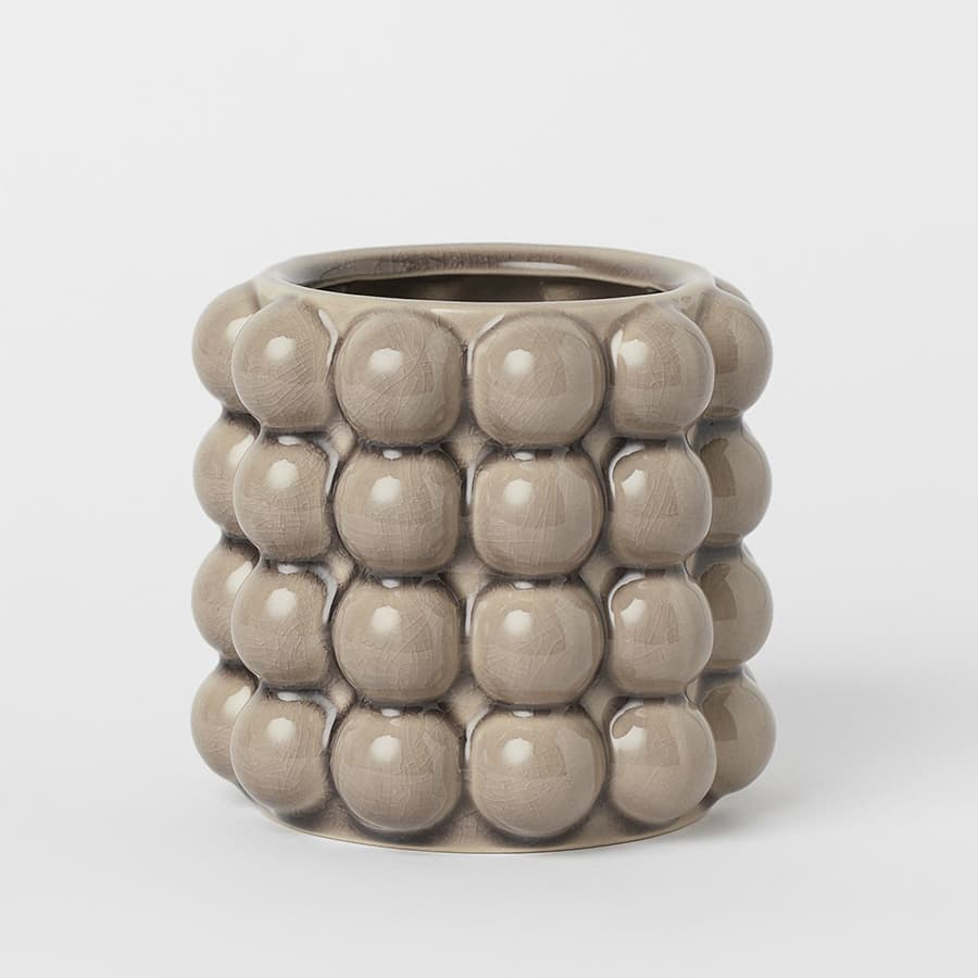 Кашпо с рельефной поверхностью