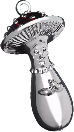 Елочная игрушка «Гриб»