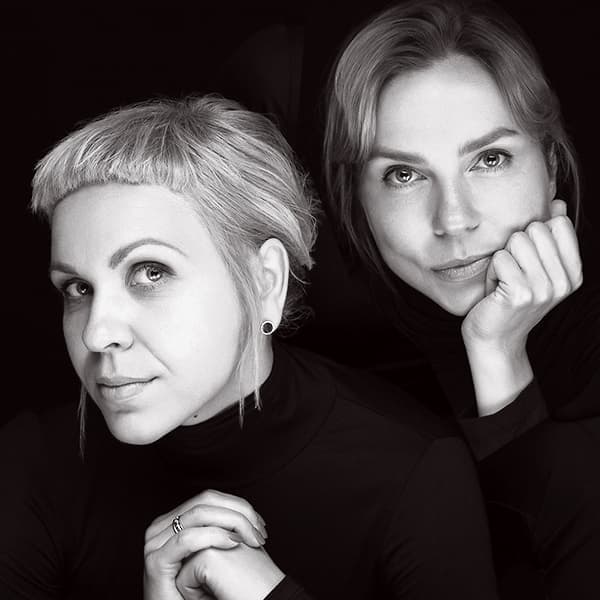 Катя Любарская и Катя Сванидзе, дизайнеры, основательницы студии DVEKATI