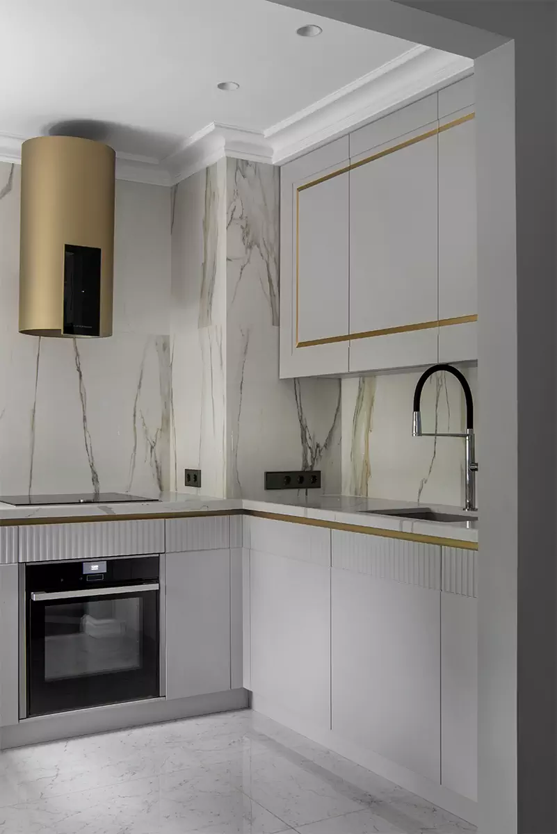 Разнообразие фактур в интерьере трехэтажного таунхауса в Одинцово — проект Натальи Чусовой и Марии Вакар