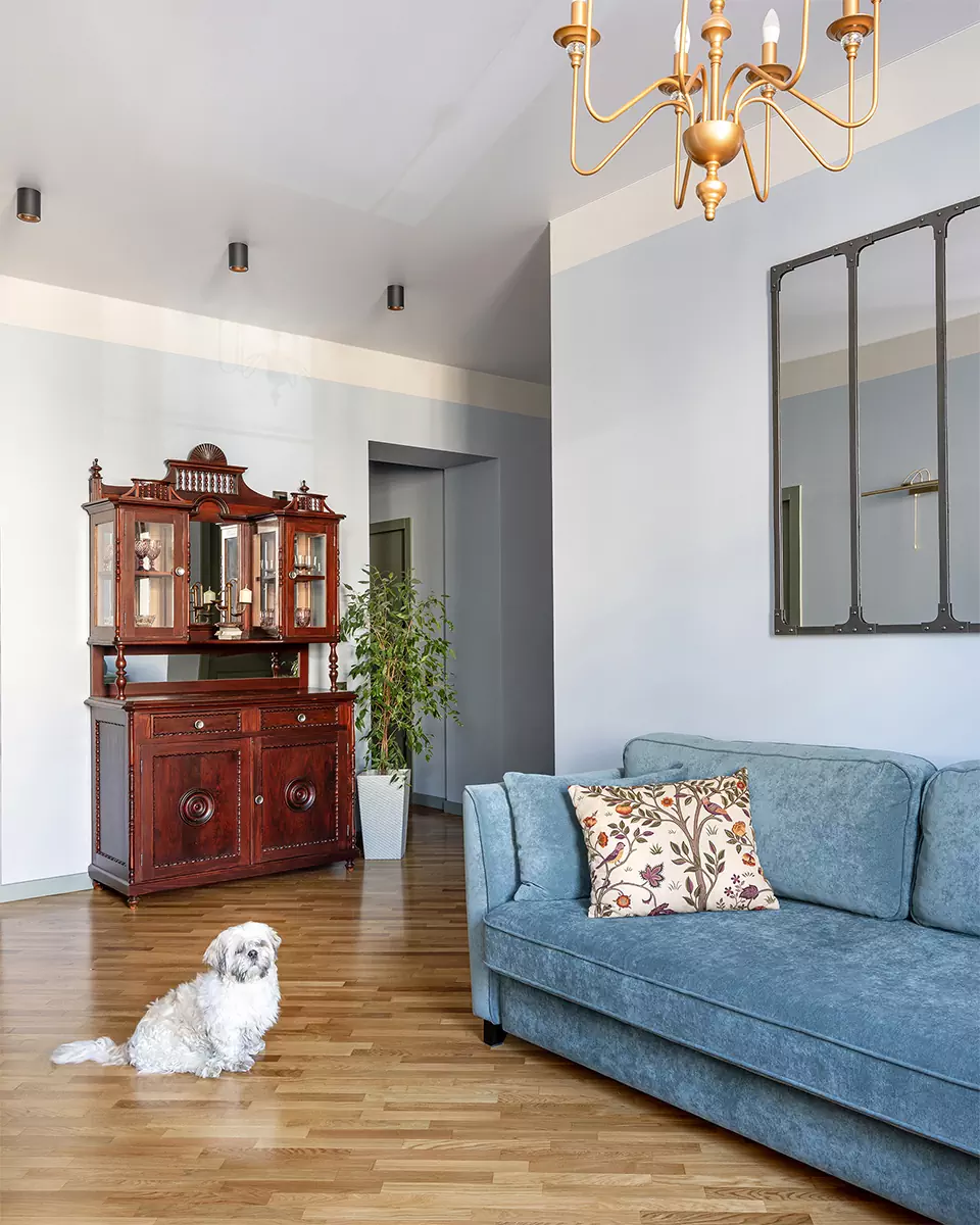 Воздушный интерьер с атмосферой французского шика — проект Натальи Васильевой