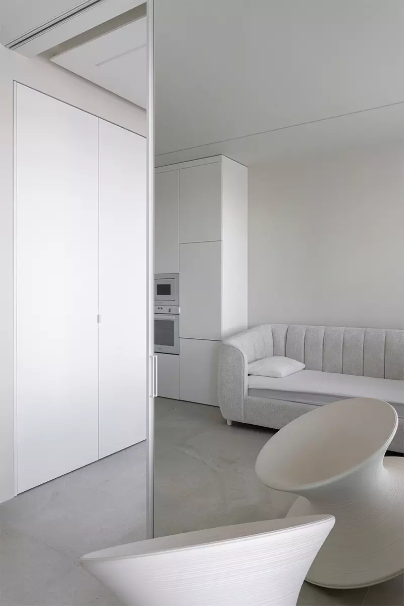 Располагающий к отдыху интерьер небольших апартаментов для дизайнера — проект Юлии Сорокиной