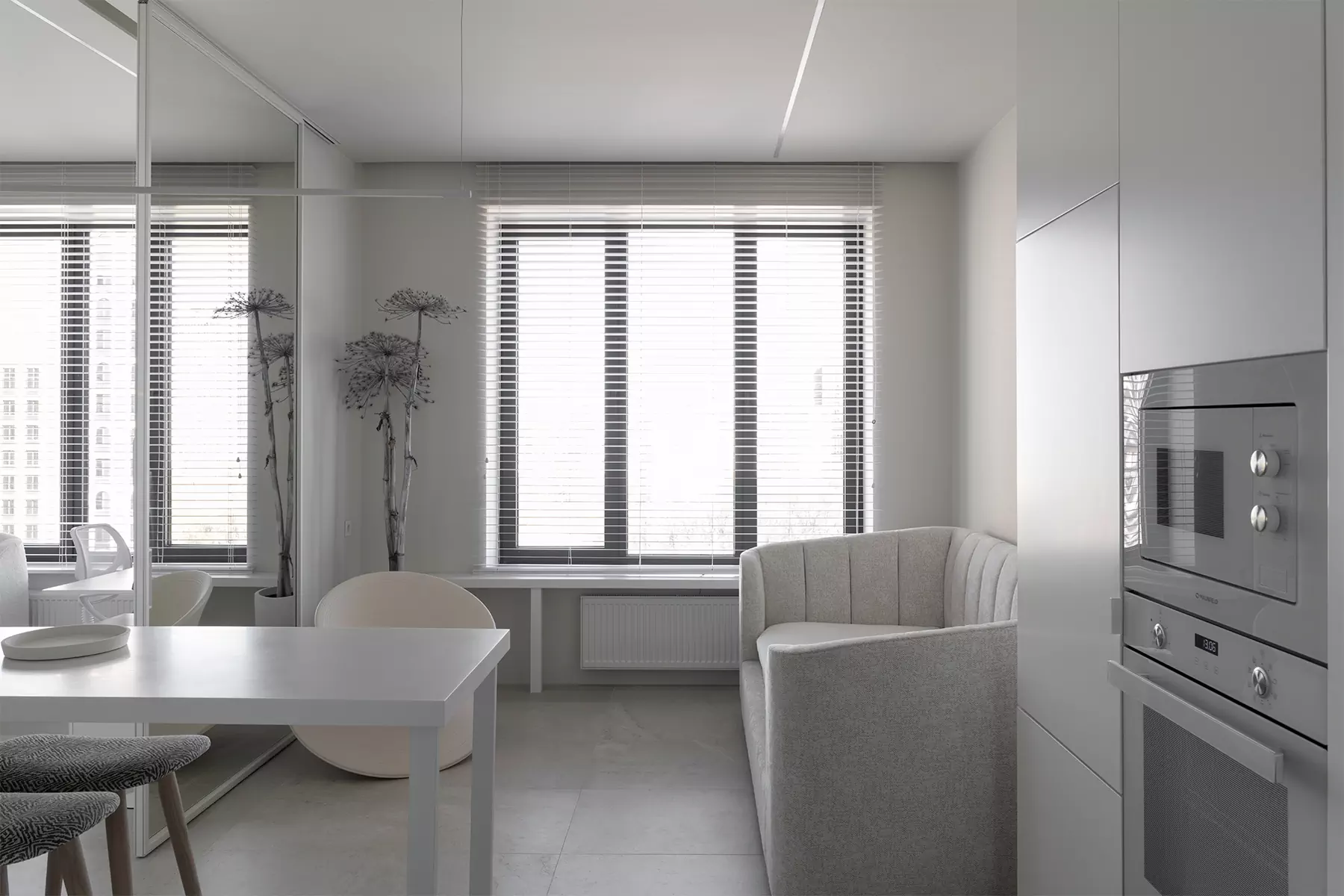 Располагающий к отдыху интерьер небольших апартаментов для дизайнера — проект Юлии Сорокиной