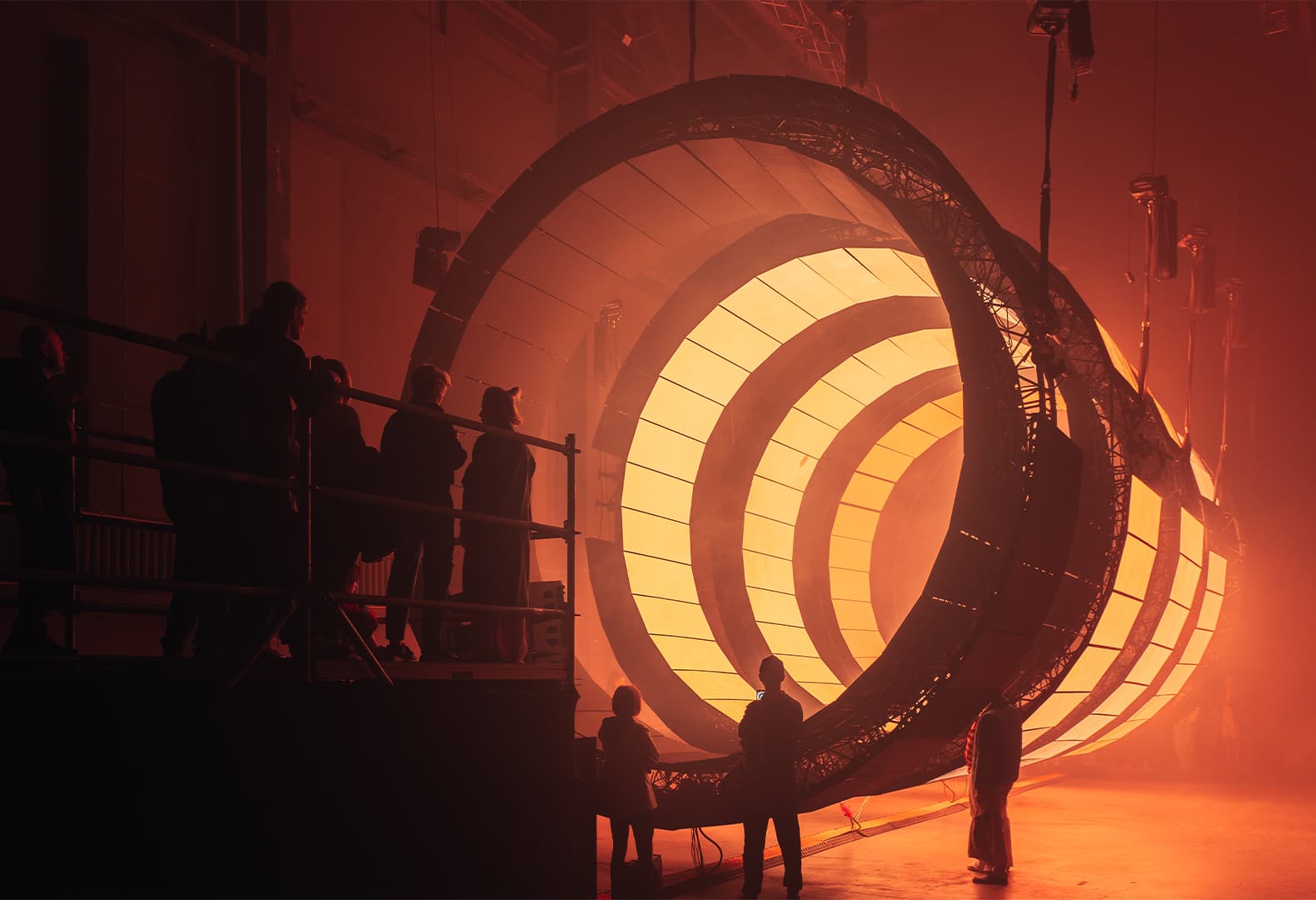 AV-инсталляция COIL в мультимедиа-арт-пространстве ЦЕХ *Студия C Е Т А П