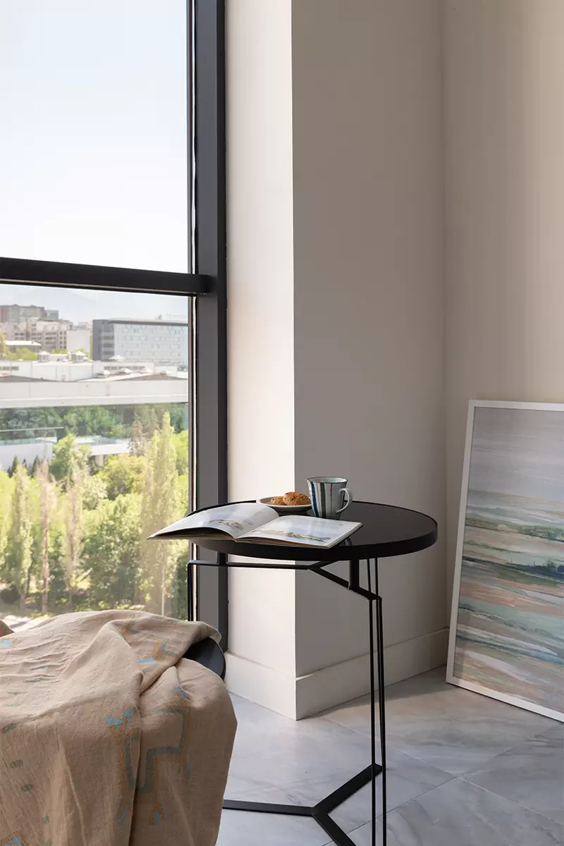 Природные оттенки и функциональные системы хранения в интерьере квартиры для молодой пары — проект Гульнары Алимбаевой и Дилары Байзаковой