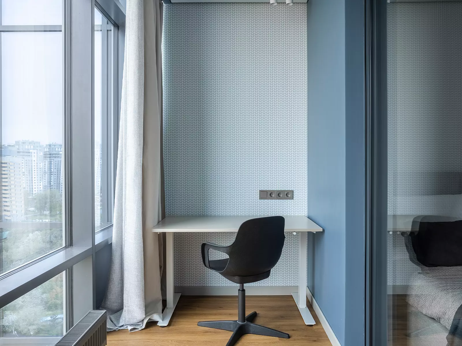 Светлый и функциональный интерьер квартиры под сдачу в аренду — проект Ксении Крыловой