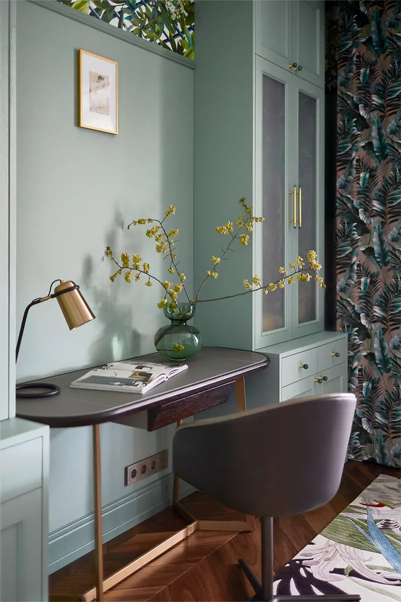 Нежный интерьер квартиры с цветочными мотивами и сотнями орхидей — проект Светланы Юрковой и студии Unik Design Team