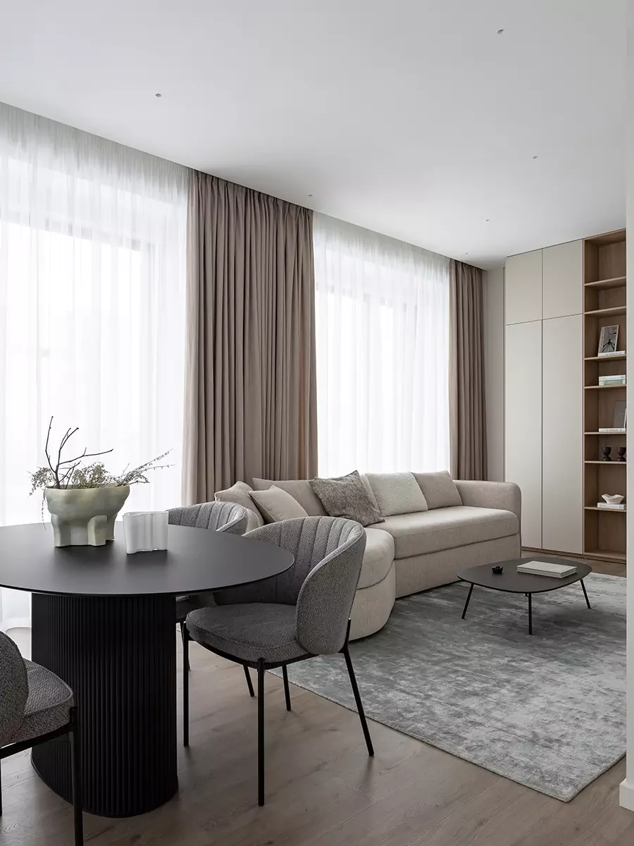 Вневременные решения в интерьере квартиры для сдачи в аренду — проект Алены Герасимовой