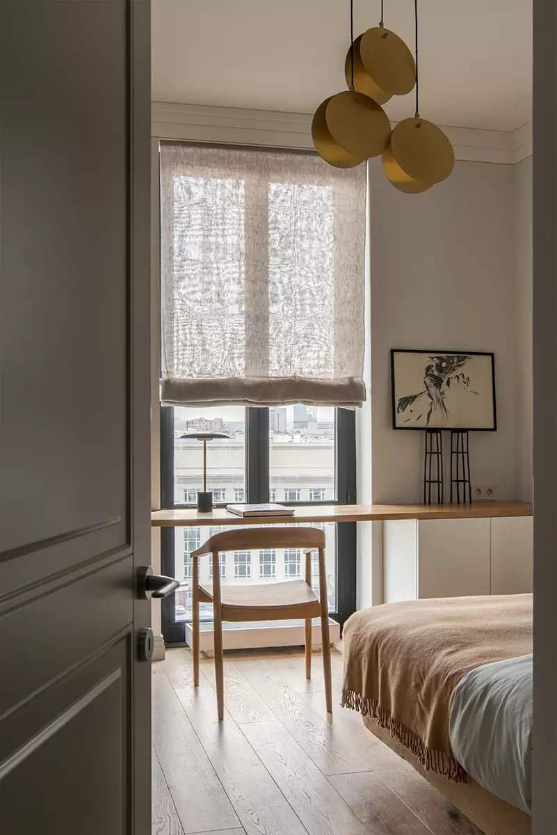 Бархатистые полутона в интерьере квартиры для мамы с дочкой — проект Екатерины Владимировой