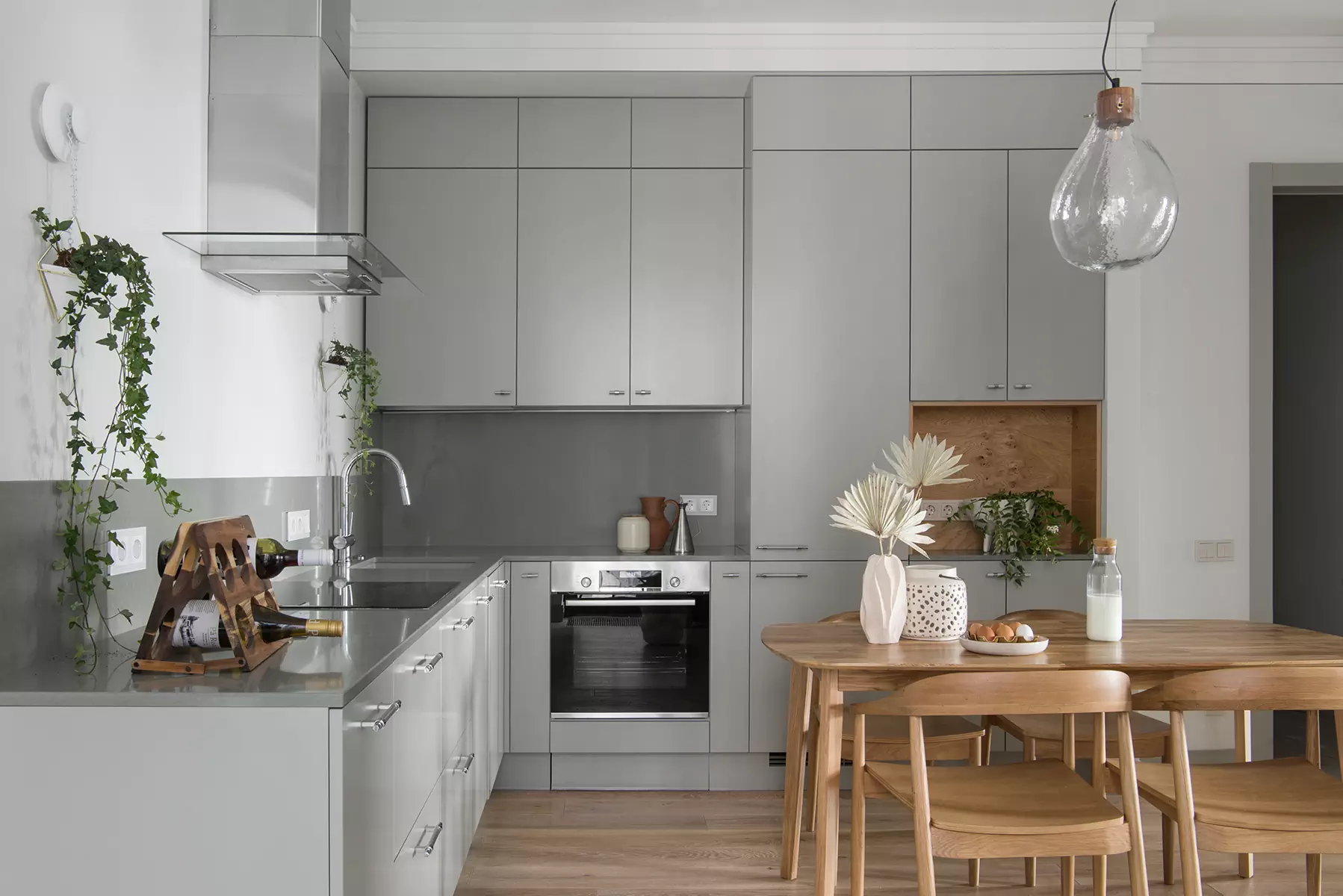 Бархатистые полутона в интерьере квартиры для мамы с дочкой — проект Екатерины Владимировой