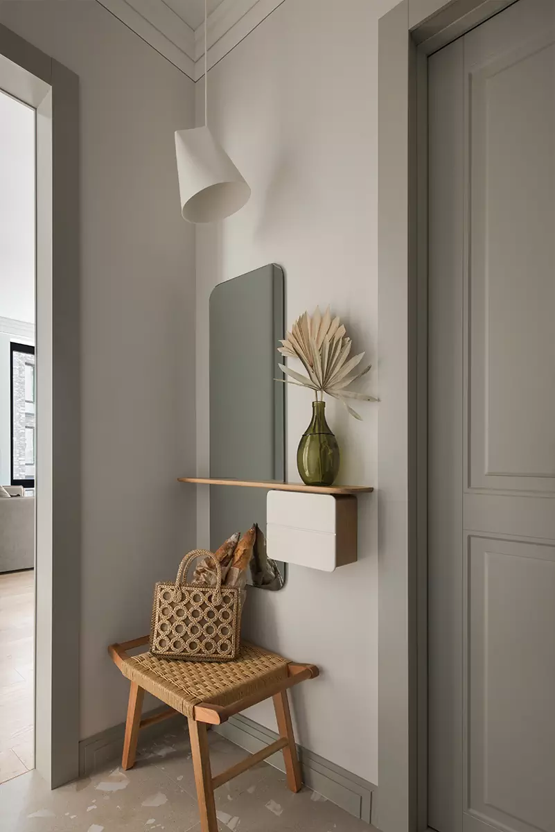 Бархатистые полутона в интерьере квартиры для мамы с дочкой — проект Екатерины Владимировой