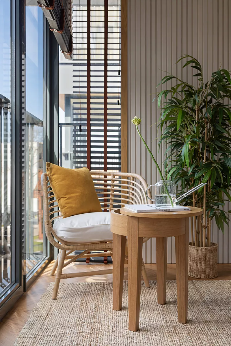 Палитра Балтийского моря в уютном зеленоградском апарт-отеле — проект Александра Лузгина