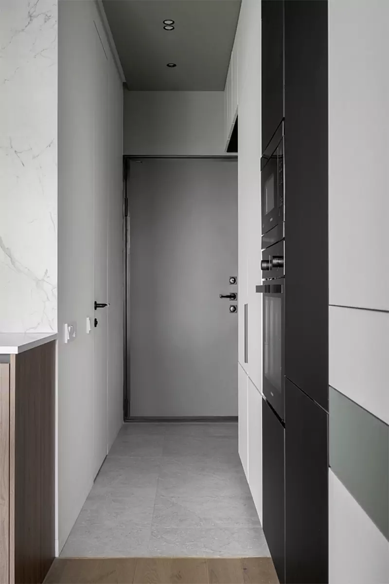 Лаконичный интерьер квартиры площадью 23 квадратных метра — проект Дарьи Максимовой