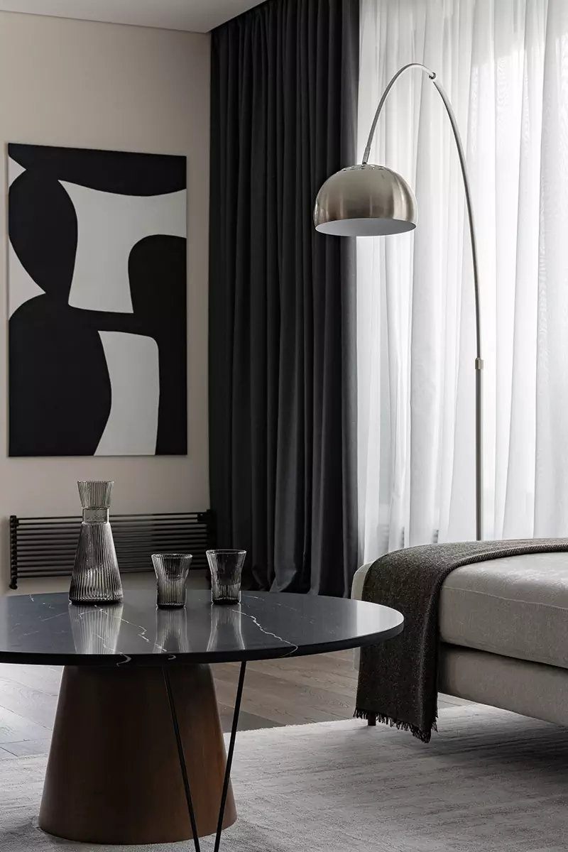 Бордовые акценты в интерьере екатеринбургской квартиры для молодой пары — проект RTUT Design