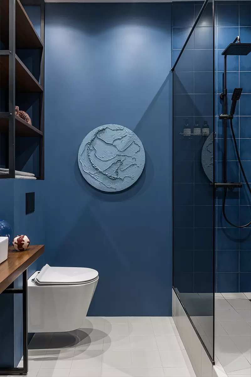 Винтажная мебель и яркие акценты в интерьере квартиры под сдачу в аренду — проект Ольги Коваленко