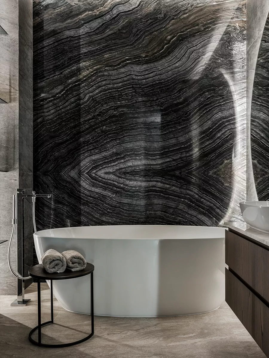 Тактильные материалы и гармоничная палитра в интерьере для взрослой пары — проект студии дизайна БЕЛЯКОВА & КАРАЯНИ