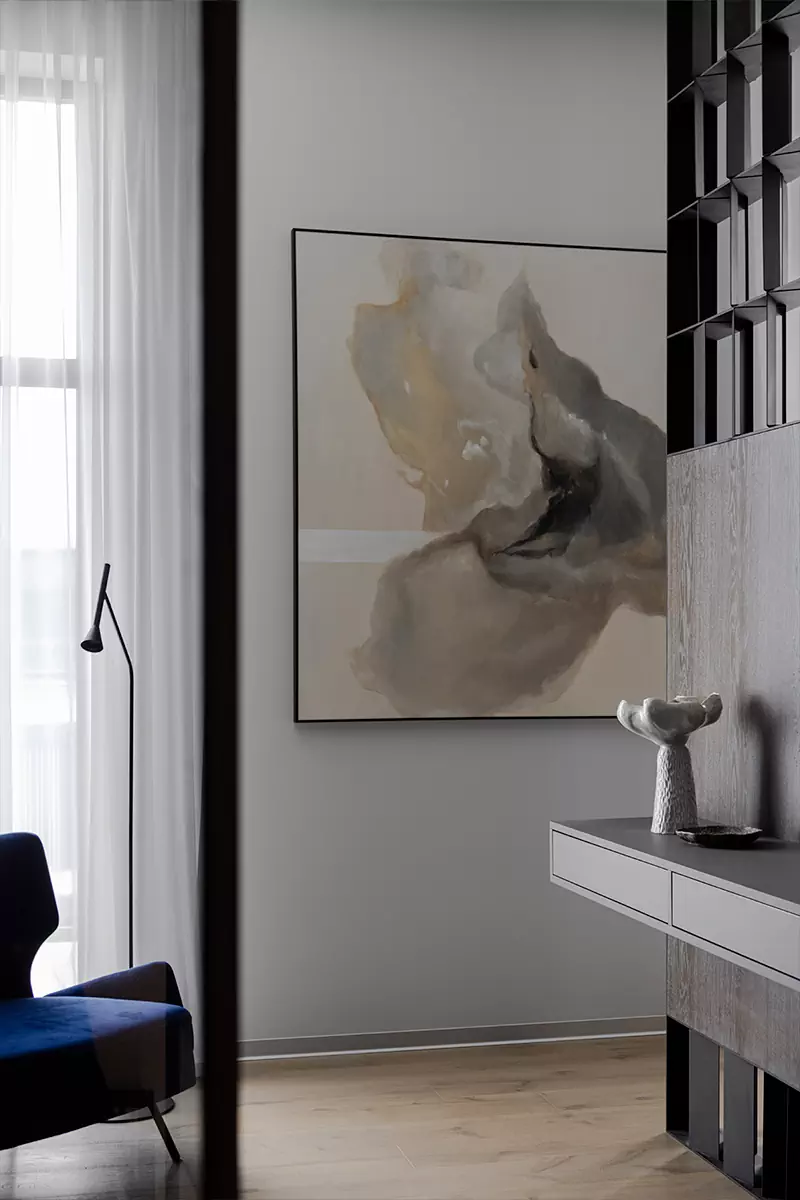 Брутальный, но чувственный интерьер пентхауса с открытой террасой — проект Insight-Studio