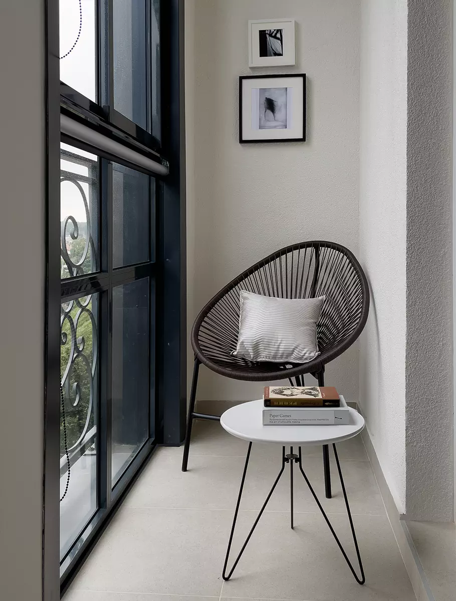 Морские оттенки и трансформируемая мебель в интерьере квартиры площадью 26 квадратных метров — проект Ирины Ващенко