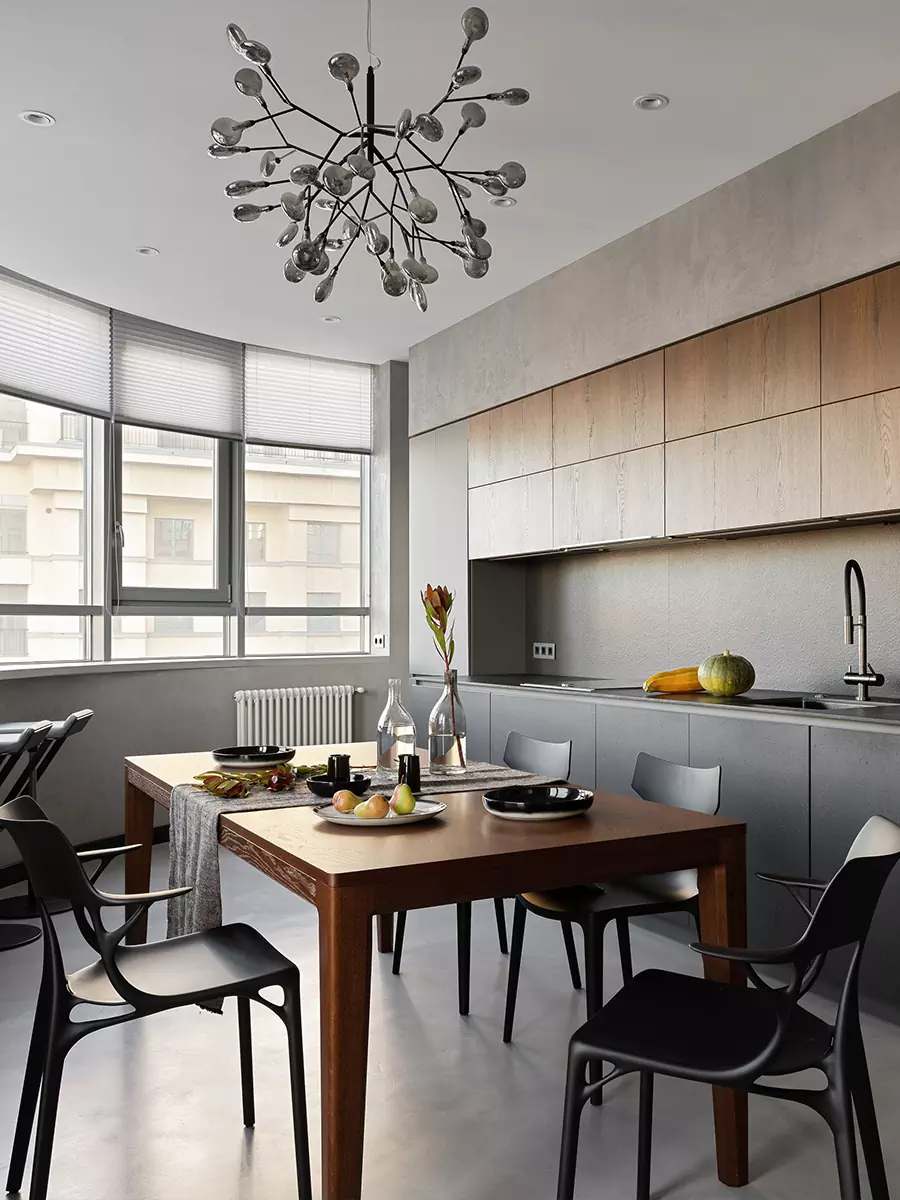 Уютный интерьер квартиры с необычной планировкой и практичными спальнями — проект Ольги Фокиной