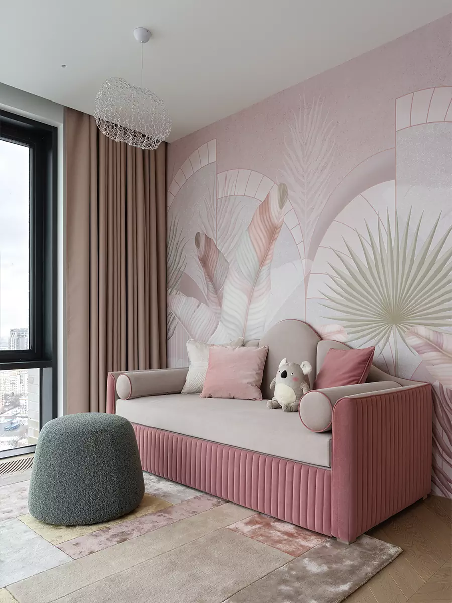 Гармония прямых линий и сочных цветов в интерьере квартиры для дружной семьи — проект студии A&ES