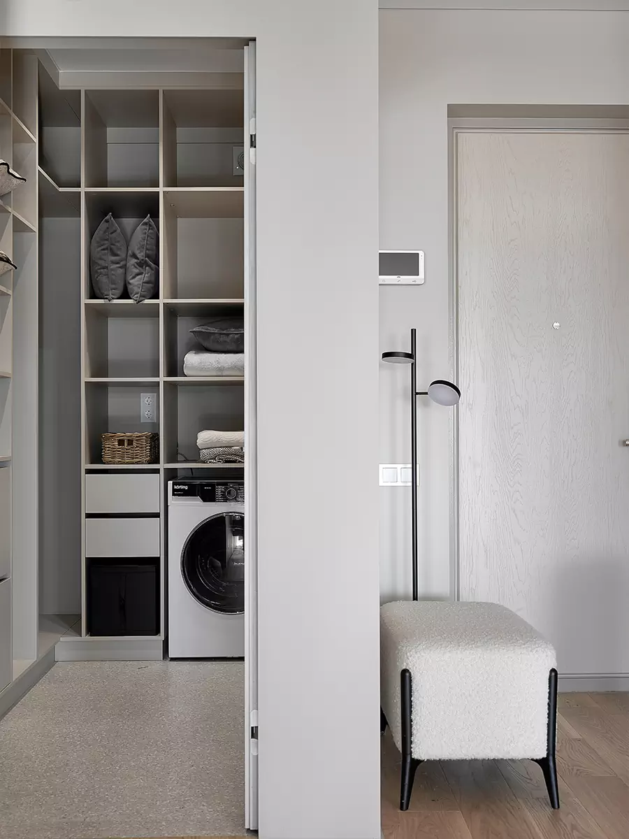 Интерьер квартиры для молодого человека, вдохновленный образом реки — проект Татьяны Ершовой