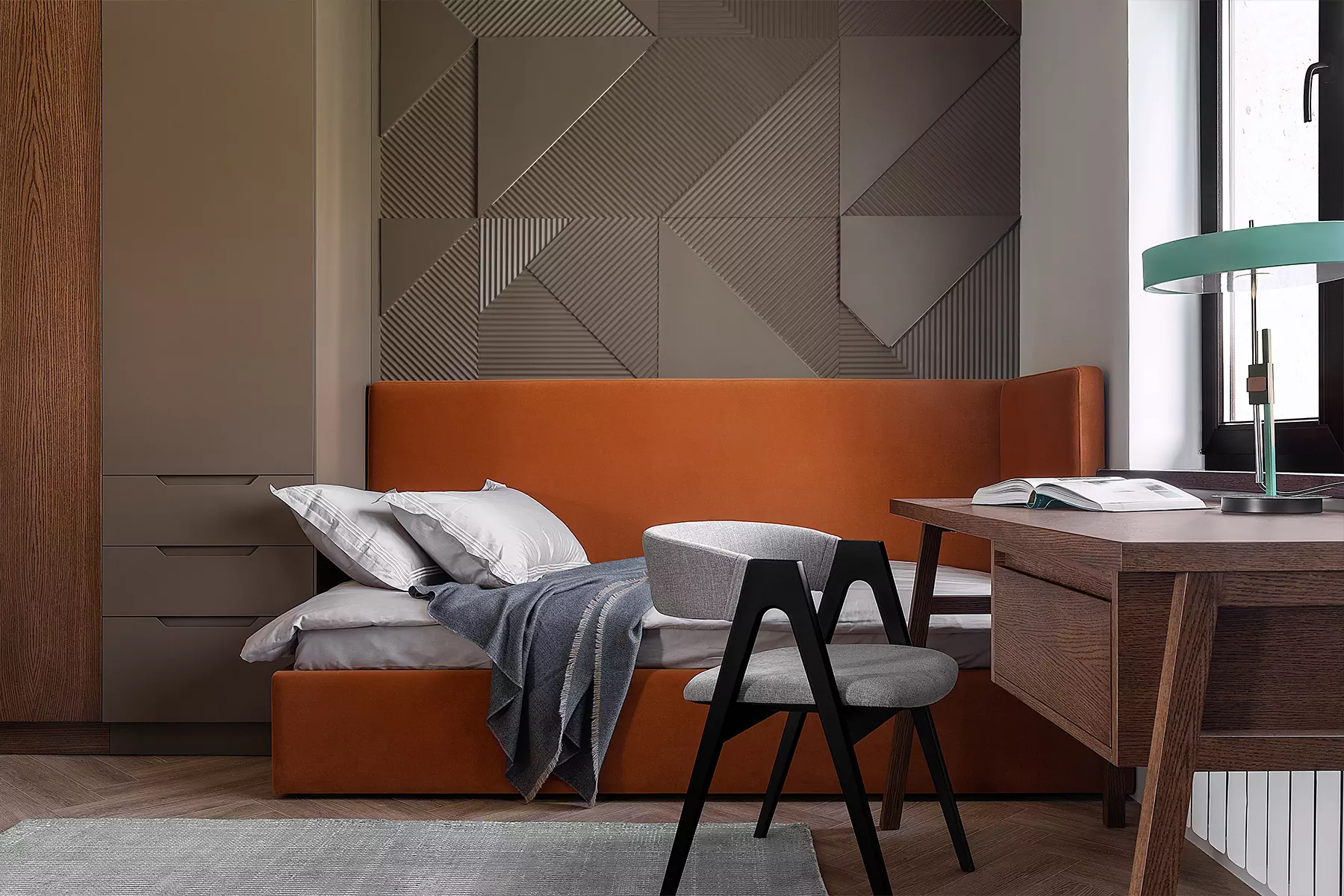 Ничего лишнего: сдержанный интерьер коттеджа для небольшой семьи — проект Оксаны Жердевой