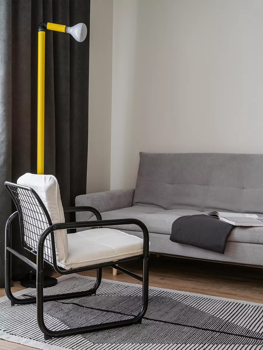 Красочный интерьер квартиры для сдачи в аренду в оживленном подмосковном районе — проект Екатерины Плаховой