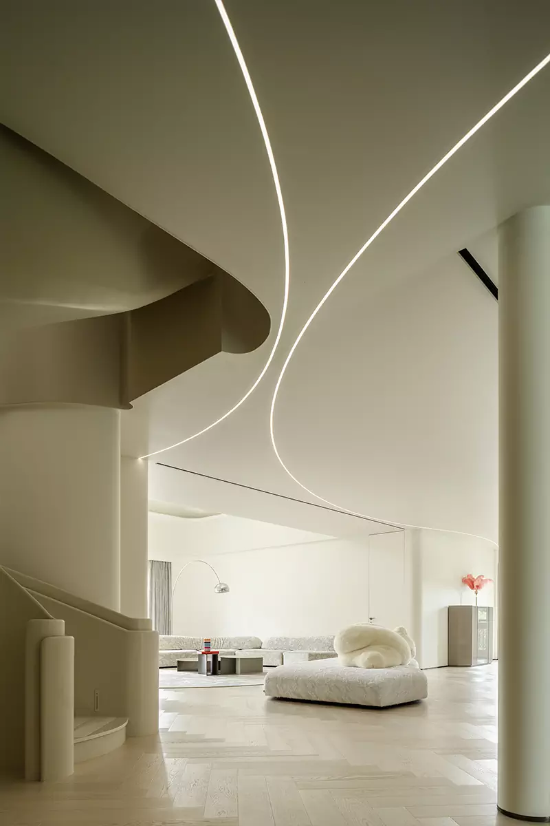 Гармоничный интерьер квартиры в Шанхае с комнатой для медитации — проект Noble Fit & Fun Connection