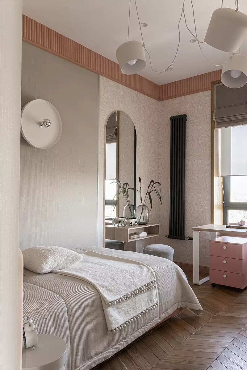 Яркие предметы с характером в эклектичном интерьере семейной квартиры — проект студии Polly Design