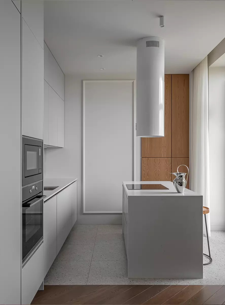 Черно-белые контрасты в интерьере квартиры на Кутузовском проспекте — проект студии ARDdesign