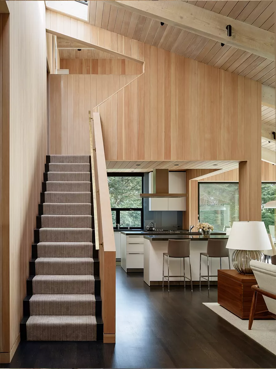 экологичный интерьер дома на калифорнийском побережье — проект студии Butler Armsden Architects и Leverone Design