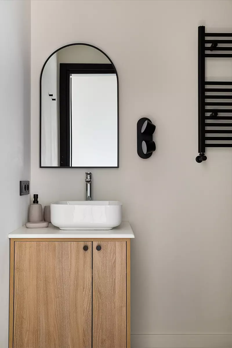 Дух грузинской природы в сдержанном интерьере квартиры для сдачи в аренду – проект Дарьи Ипатьевой