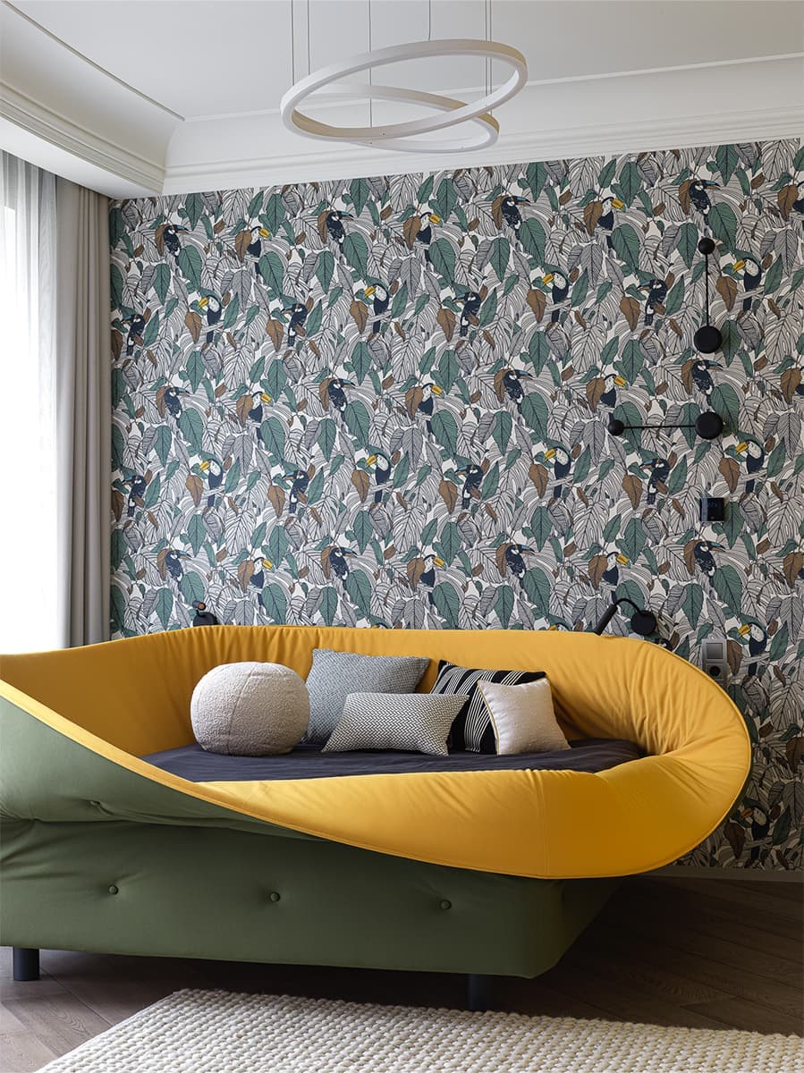 Элегантный интерьер квартиры со сложной планировкой и продуманной детской — проект Евгения Яковлевой