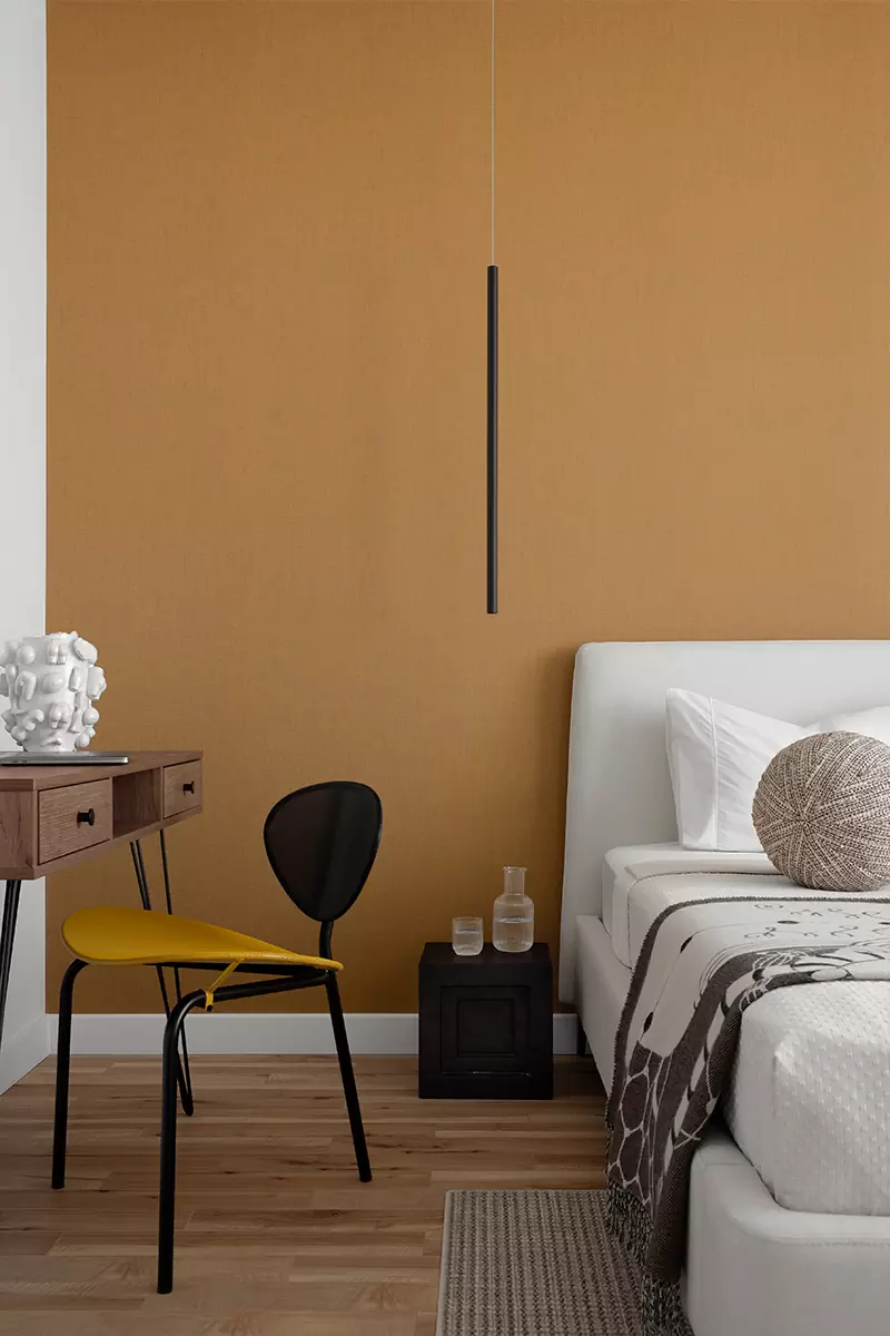 Точечные цветовые акценты в интерьере квартиры для пары с двумя детьми – проект Камилы Иргалиевой