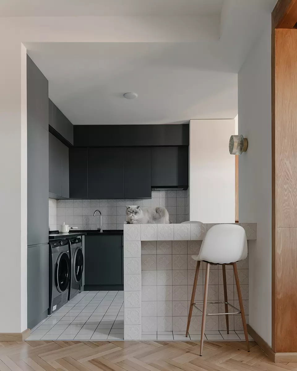 Винтажные детали в интерьере тбилисской квартиры с отдельной мастерской — проект студии 5:00 am