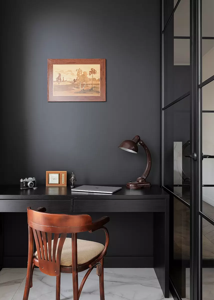 Аутентичные осколки советских времен в современном интерьере квартиры для семейной пары — проект бюро nsmb