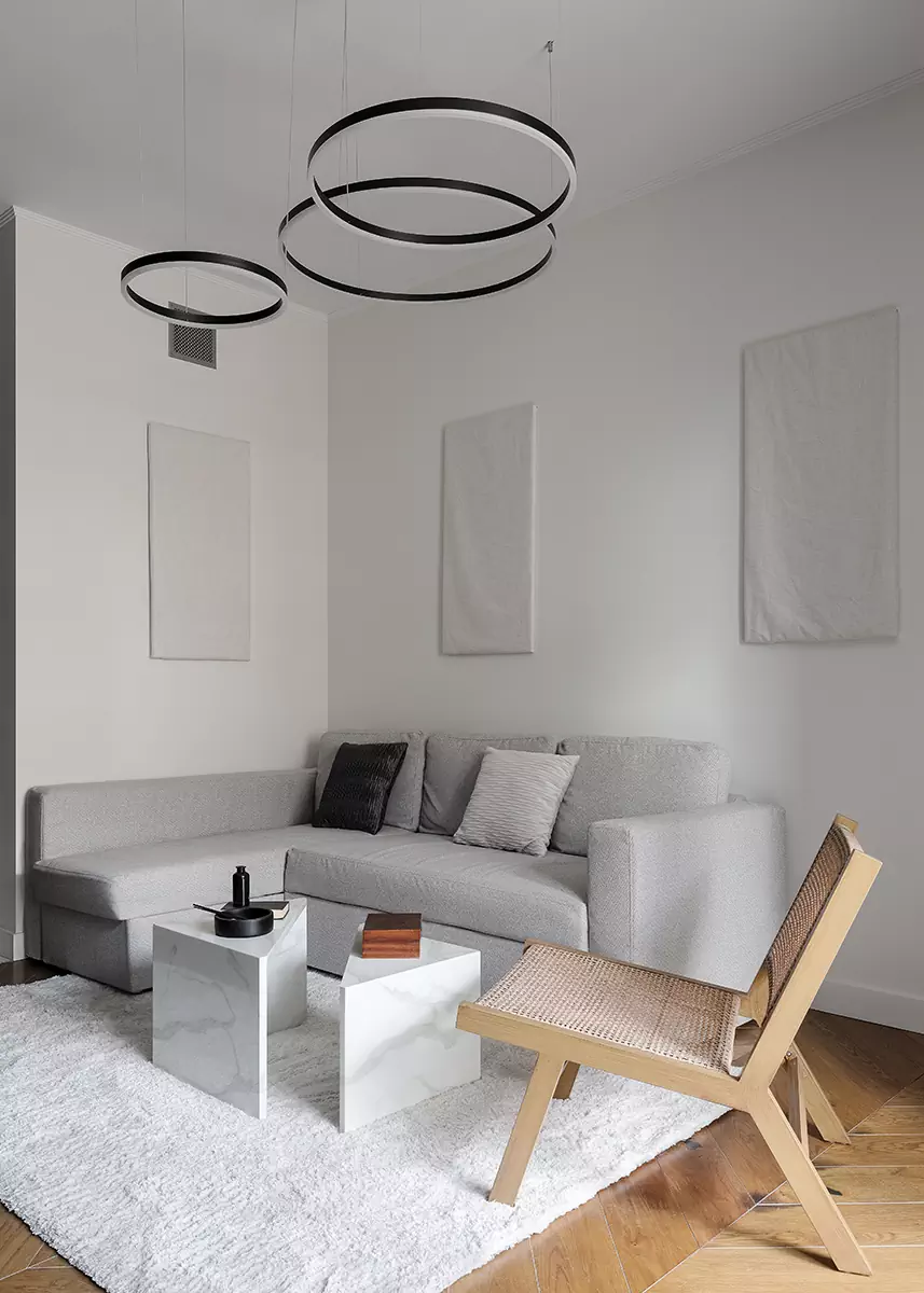 Аутентичные осколки советских времен в современном интерьере квартиры для семейной пары — проект бюро nsmb