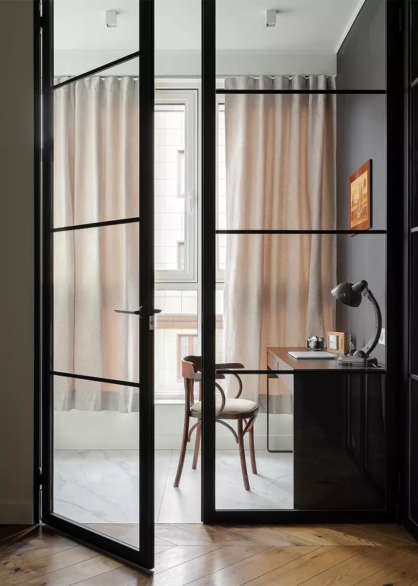 Аутентичные осколки советских времен в современном интерьере квартиры для семейной пары — проект бюро nsmb