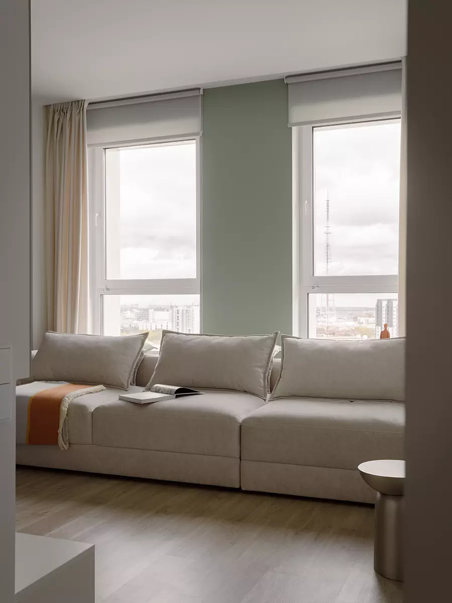 Отсылки к скандинавскому дизайну и рациональное использование площади в интерьере челябинской квартиры — проект Анны Важениной