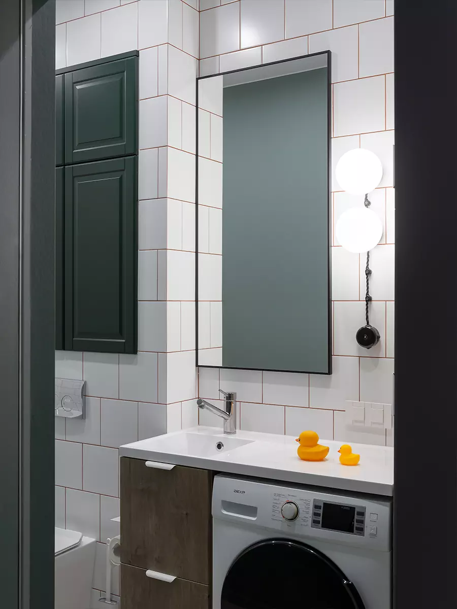 Небольшая и уютная квартира с необычной ванной – проект Полины Караванской