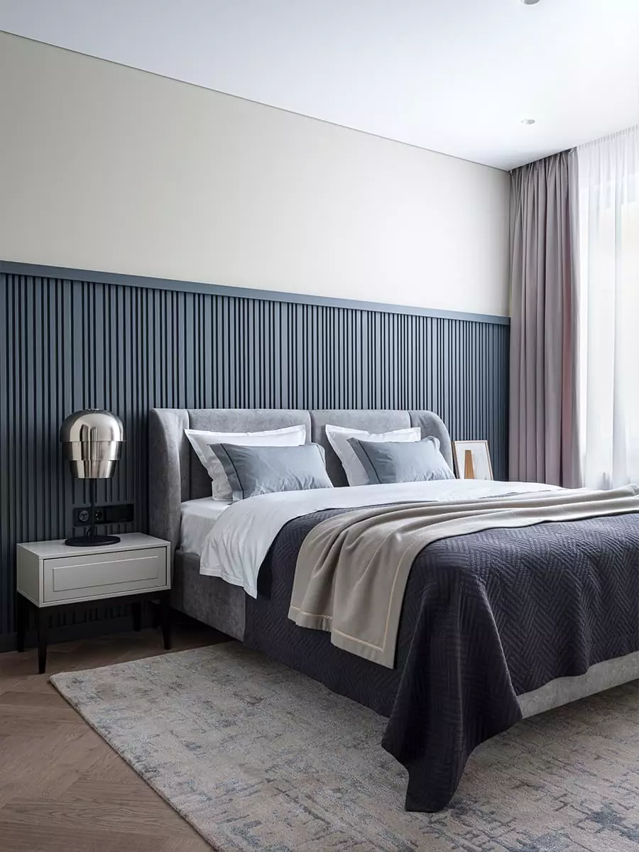 Динамичный интерьер квартиры, построенный на цветовых контрастах — проект Юлии Красниковой