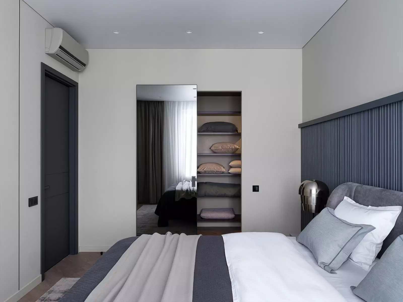 Динамичный интерьер квартиры, построенный на цветовых контрастах — проект Юлии Красниковой