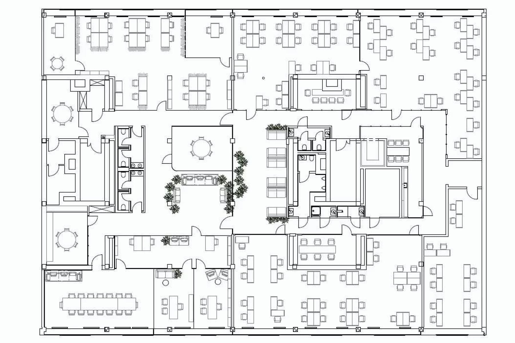 Натуральные материалы и природные мотивы в интерьере офисного центра в Волгограде — проект OBJCT