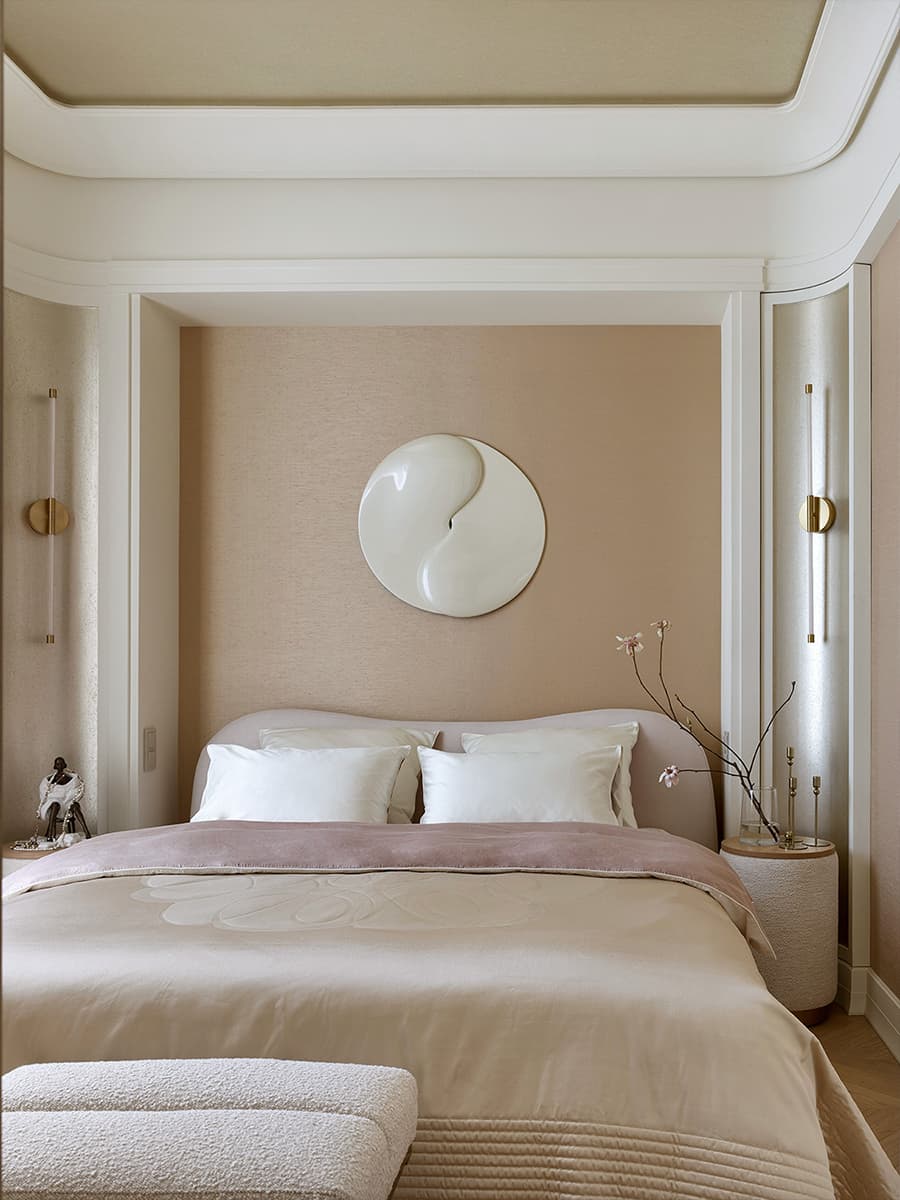 Контраст материалов и фактур в интерьере квартиры для деловой женщины — проект студии ANNADESIGN