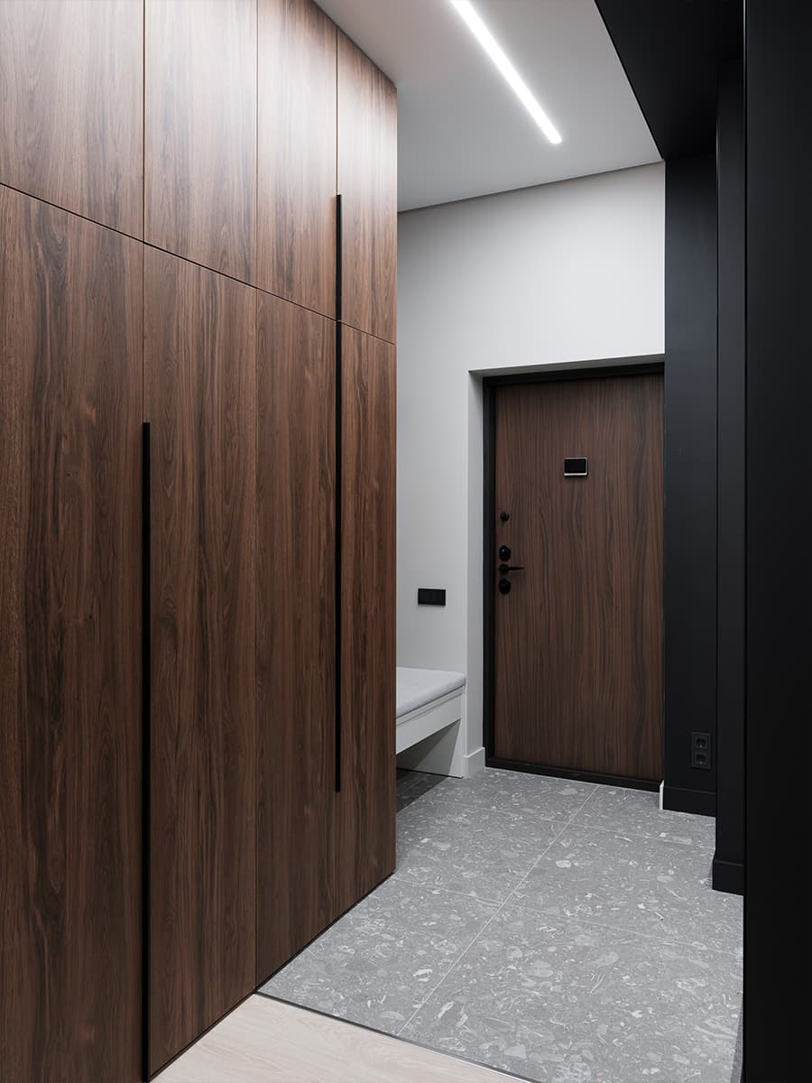 Интерьер квартиры с собственной музыкальной студией для молодого бизнесмена — проект Алины Пужак