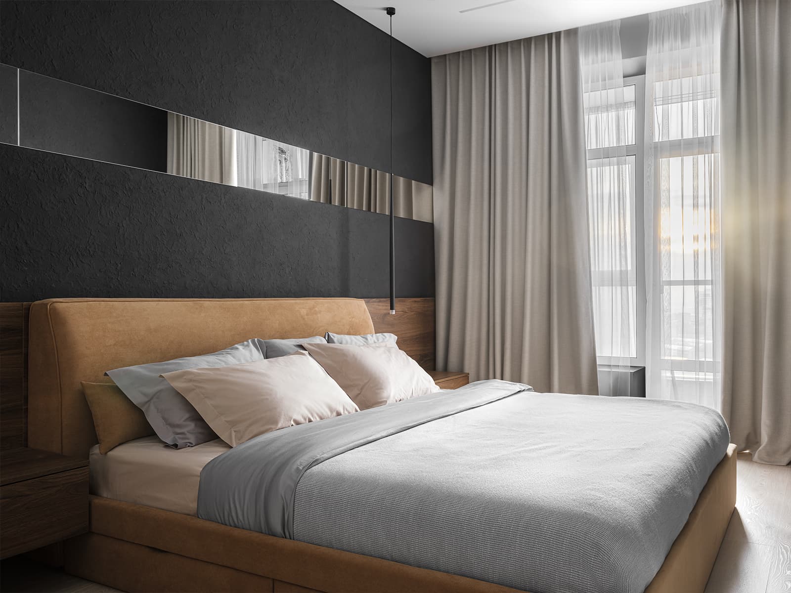 Интерьер квартиры с собственной музыкальной студией для молодого бизнесмена — проект Алины Пужак