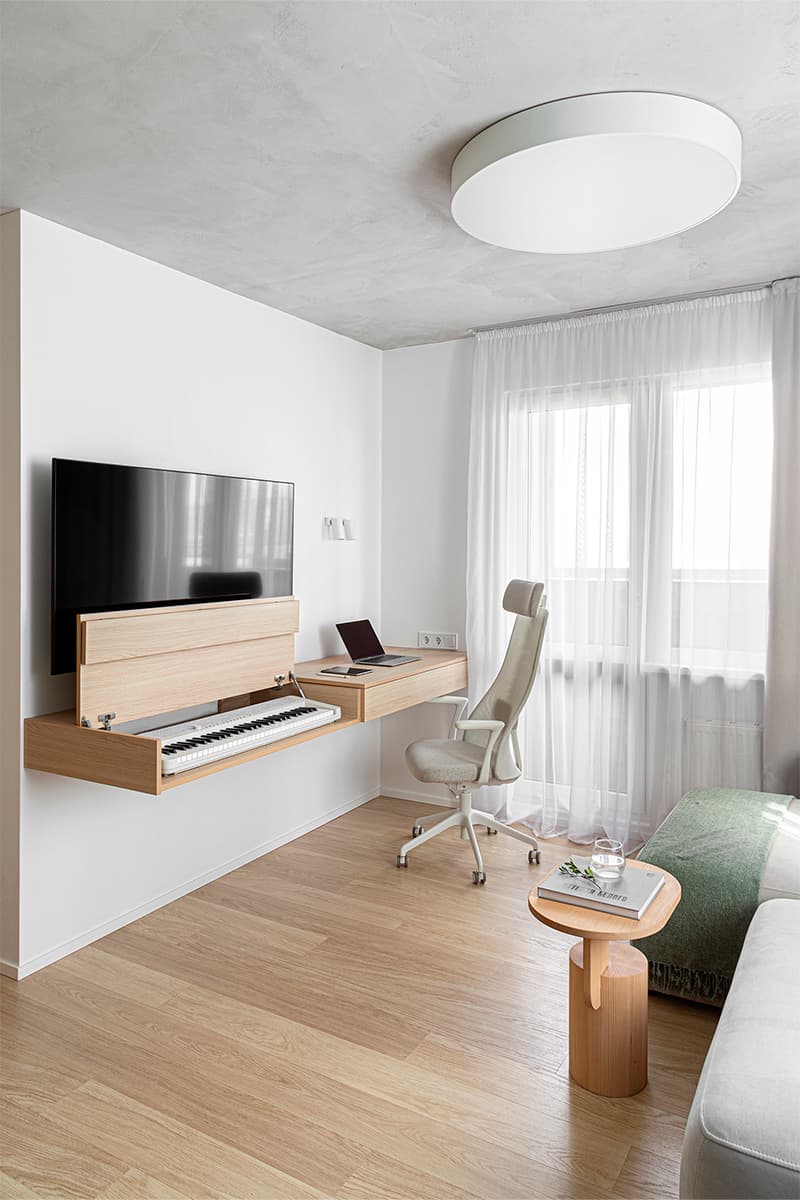 Функциональный интерьер маленькой минской квартиры для молодой пары — проект SVAI Studio