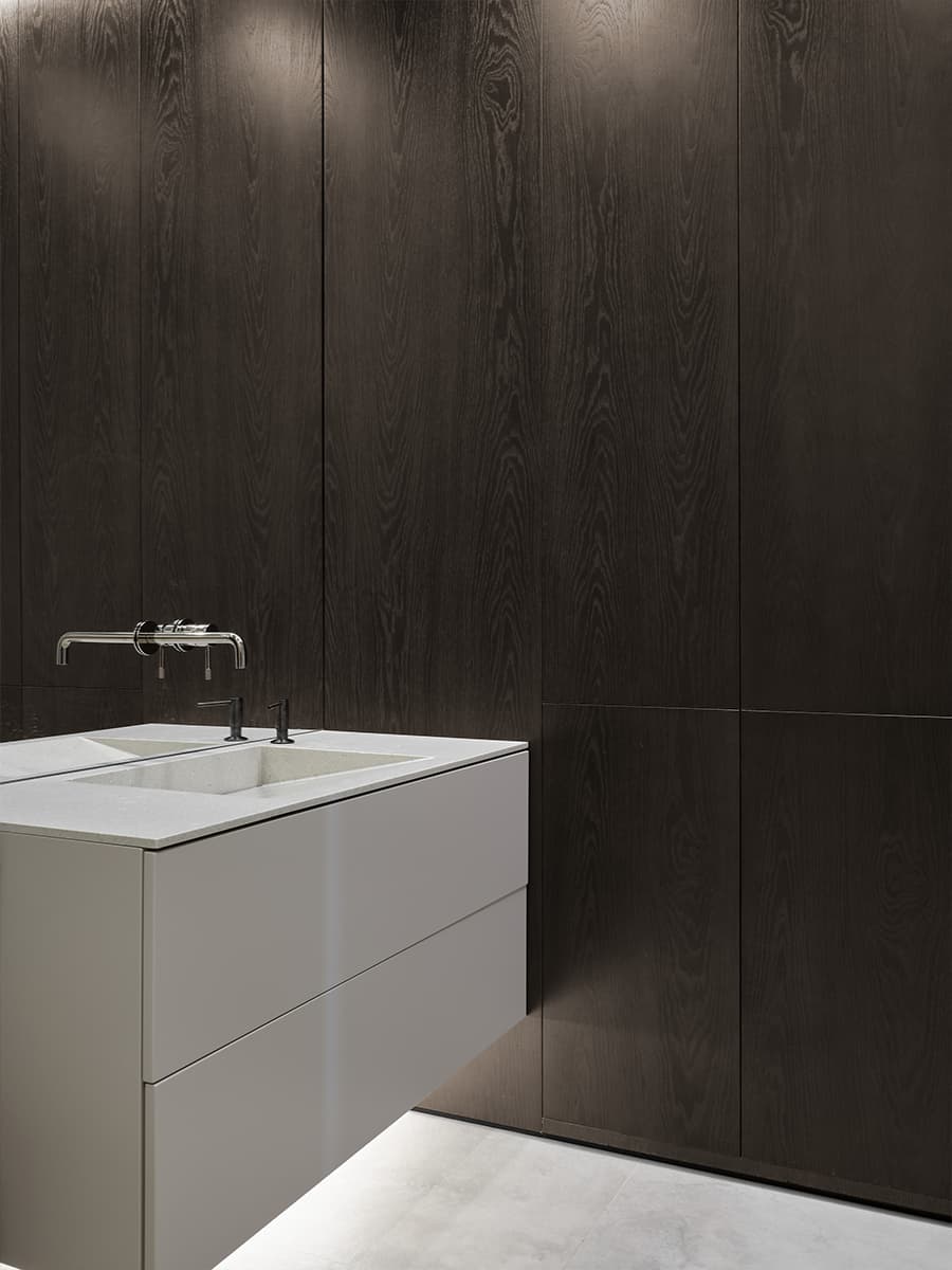 Минималистская квартира с разными световыми сценариями — проект GB Architects