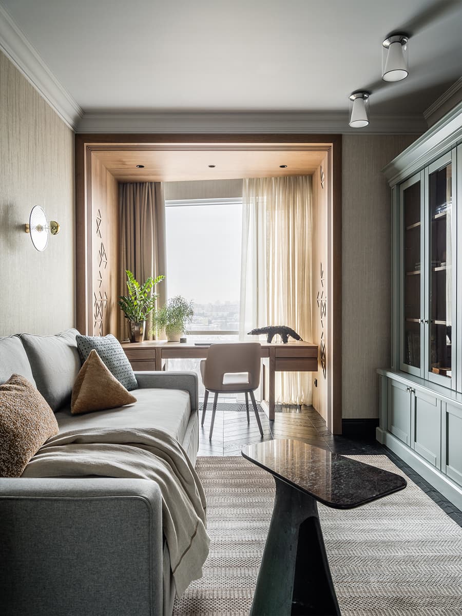 Образ детских воспоминаний в интерьере квартиры для семьи кинопродюсера – проект Валерии Виноградовой